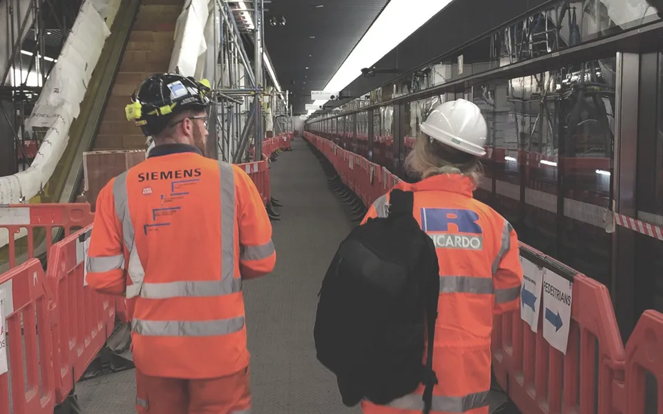 Elizabeth Line Crossrail London Railway Safety Tour